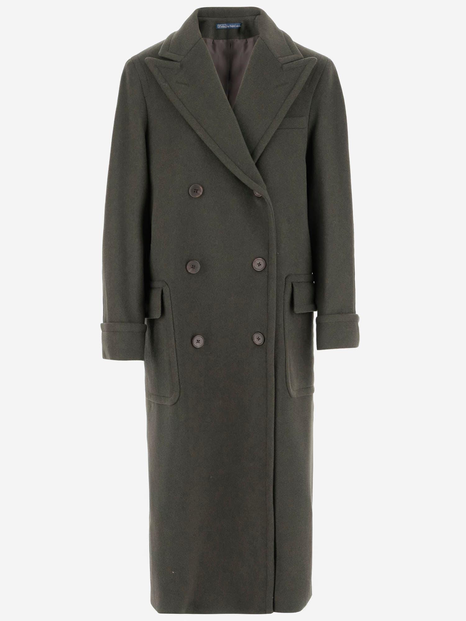 polo ralph lauren wool double-breasted coat