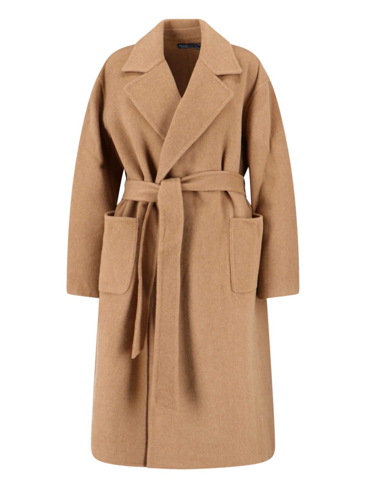 polo ralph lauren wool dressing gown coat
