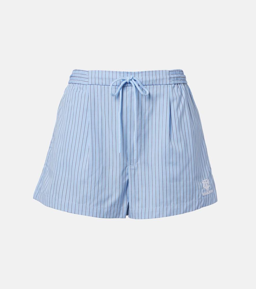polo ralph lauren x wimbledon striped cotton shorts