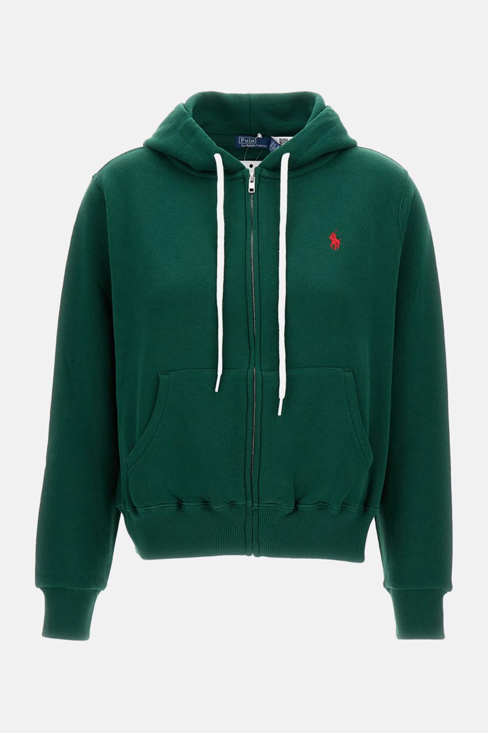 polo ralph lauren zip-up sweatshirt