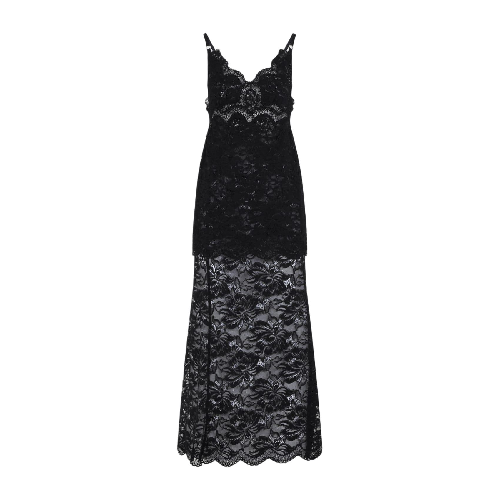 polyamide long dress