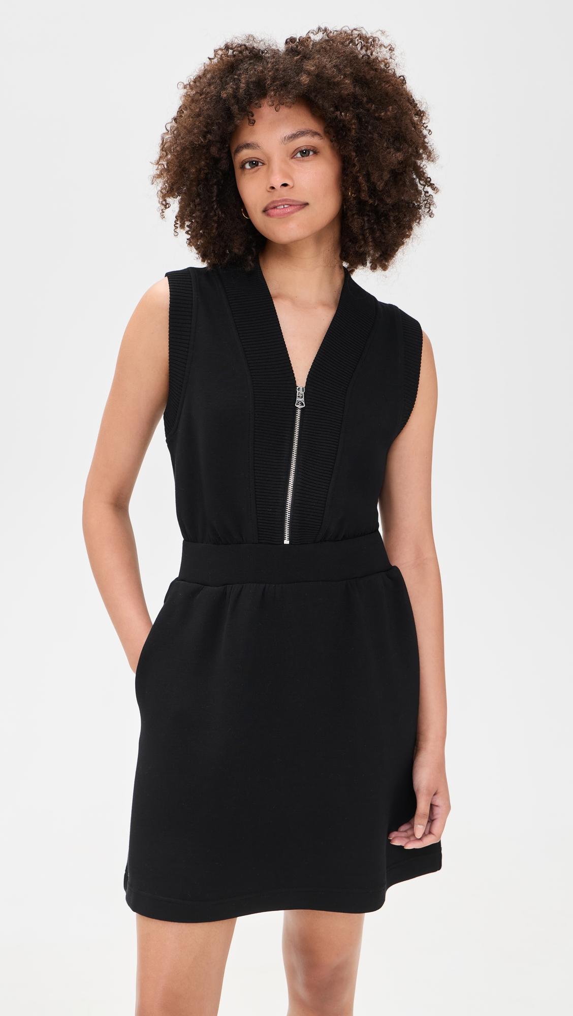 polyanna half zip dress