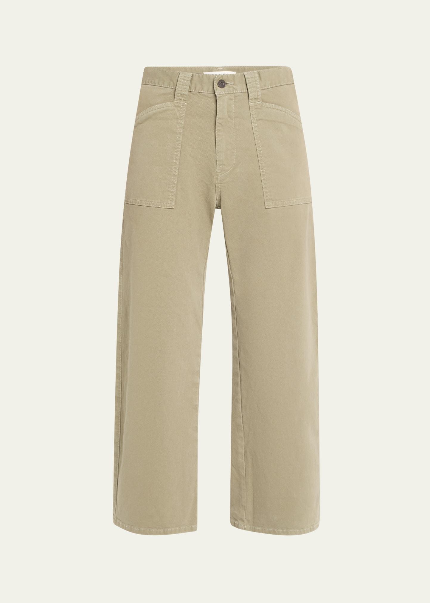 pomonok cropped gusset cargo pants