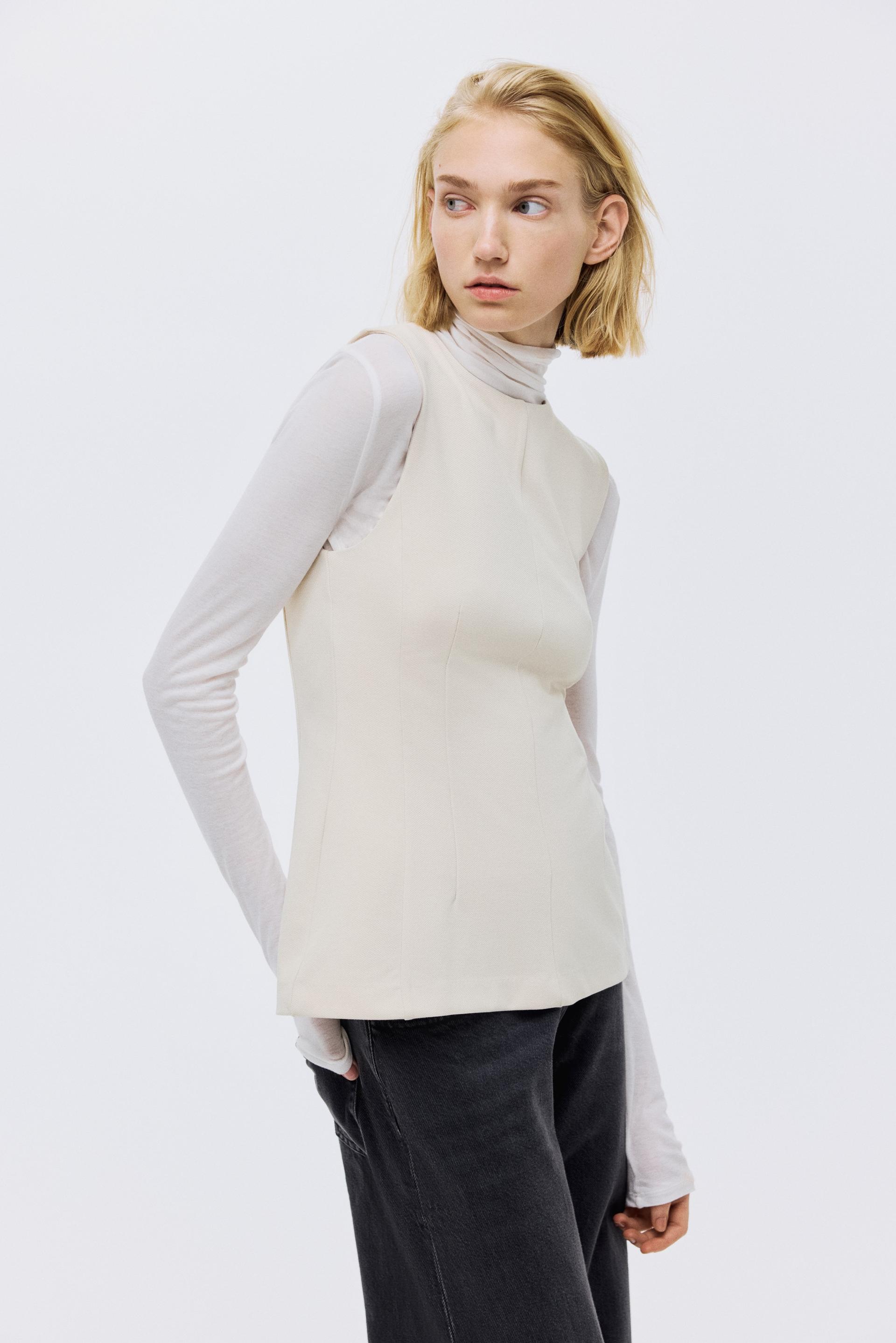 ponte peplum top