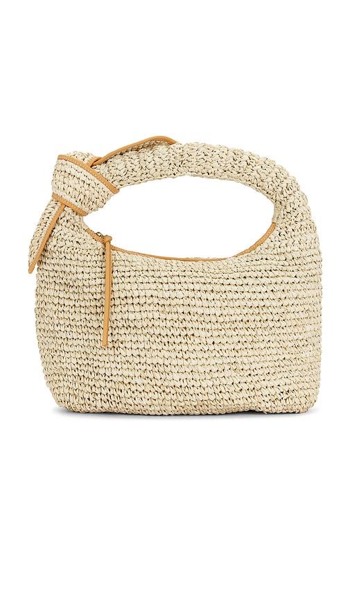 poolside the josie shoulder bag in tan.