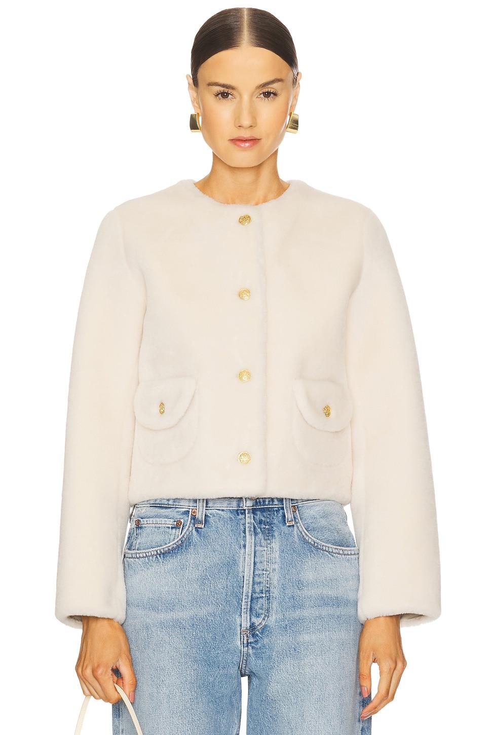 popelka faux fur jacket
