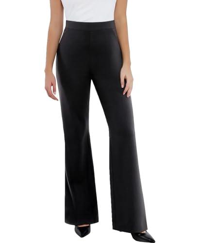 popilush flare pants for women high waisted dress work trousers bootcut wide leg pants woman business casual outfits black