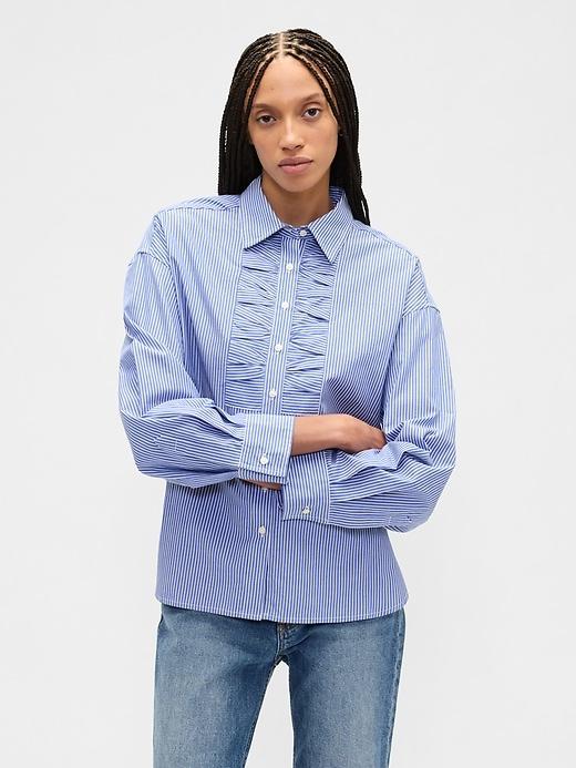 poplin big shirt