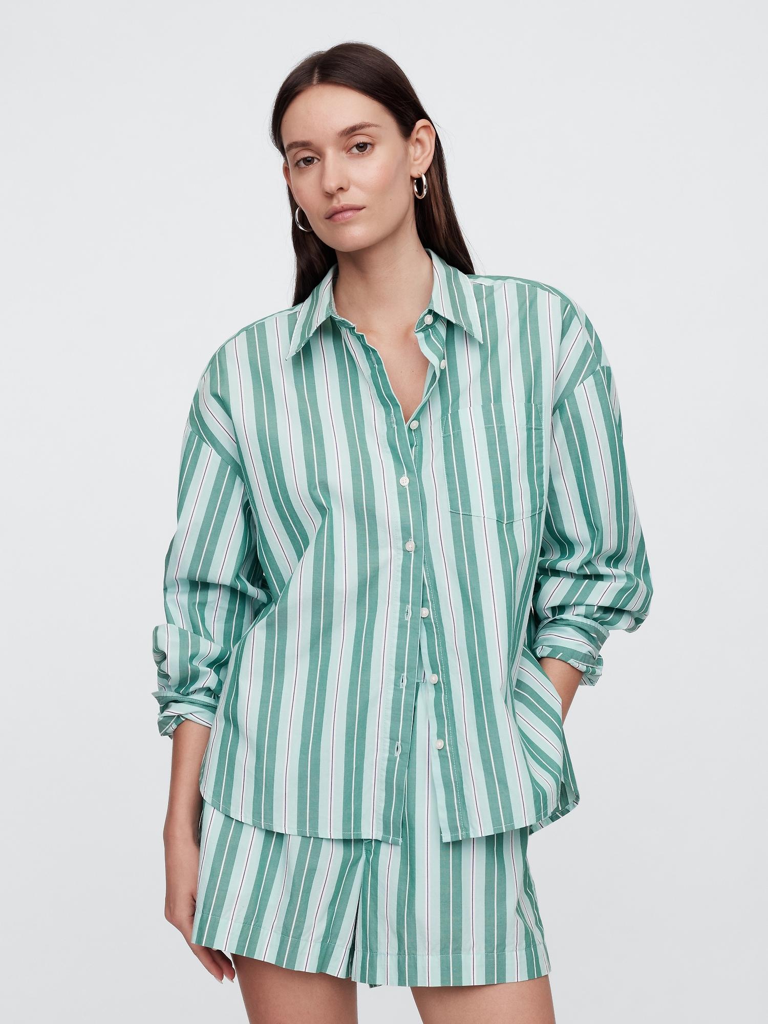 poplin big shirt