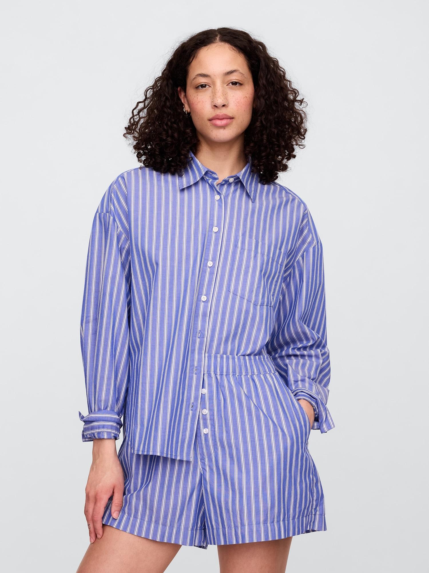 poplin big shirt