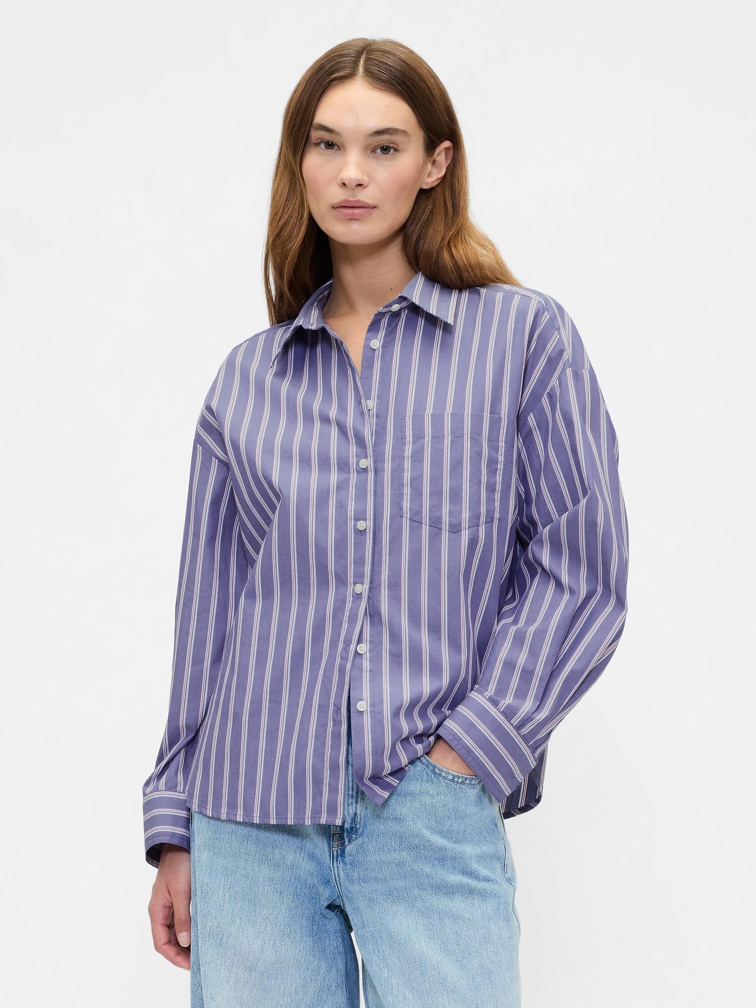 poplin big shirt