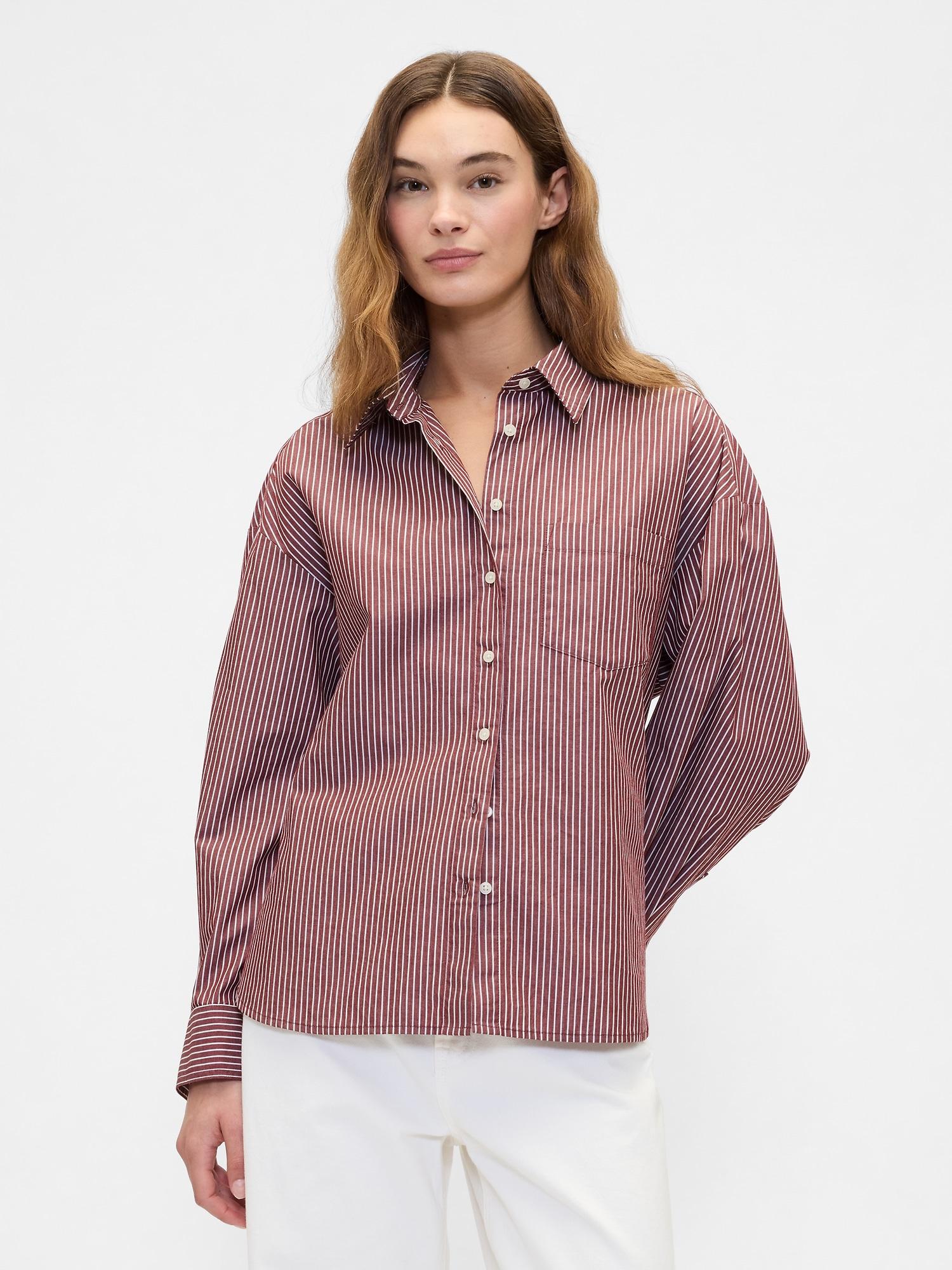 poplin big shirt