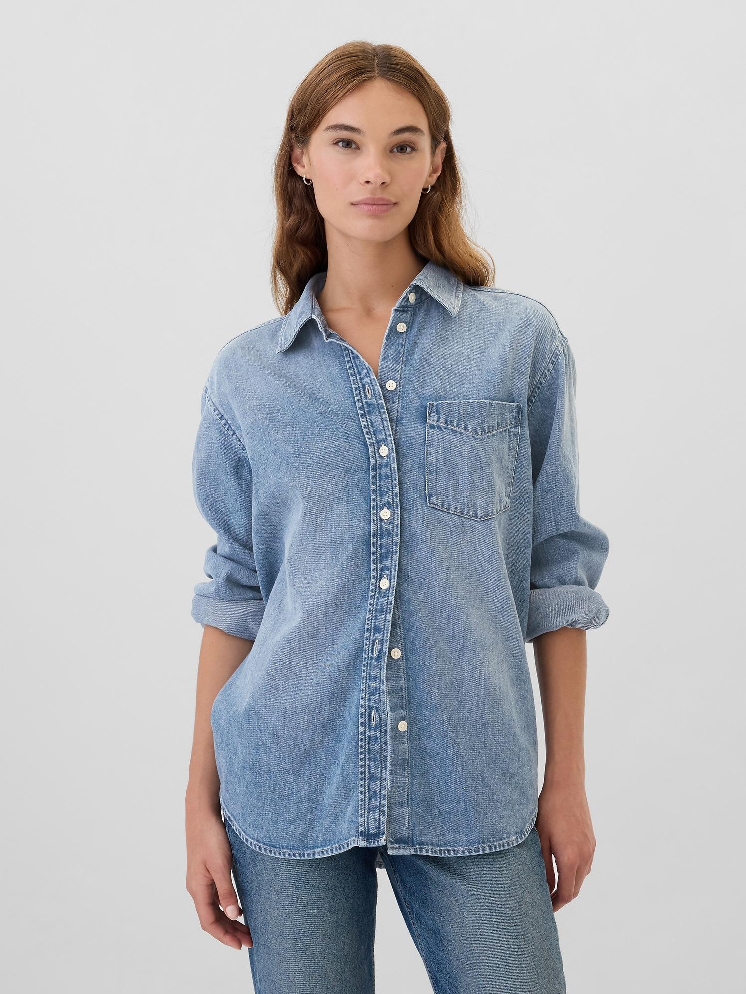 poplin big shirt