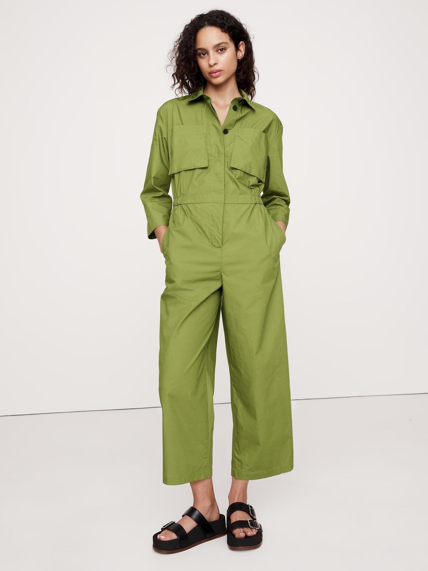 poplin boiler suit