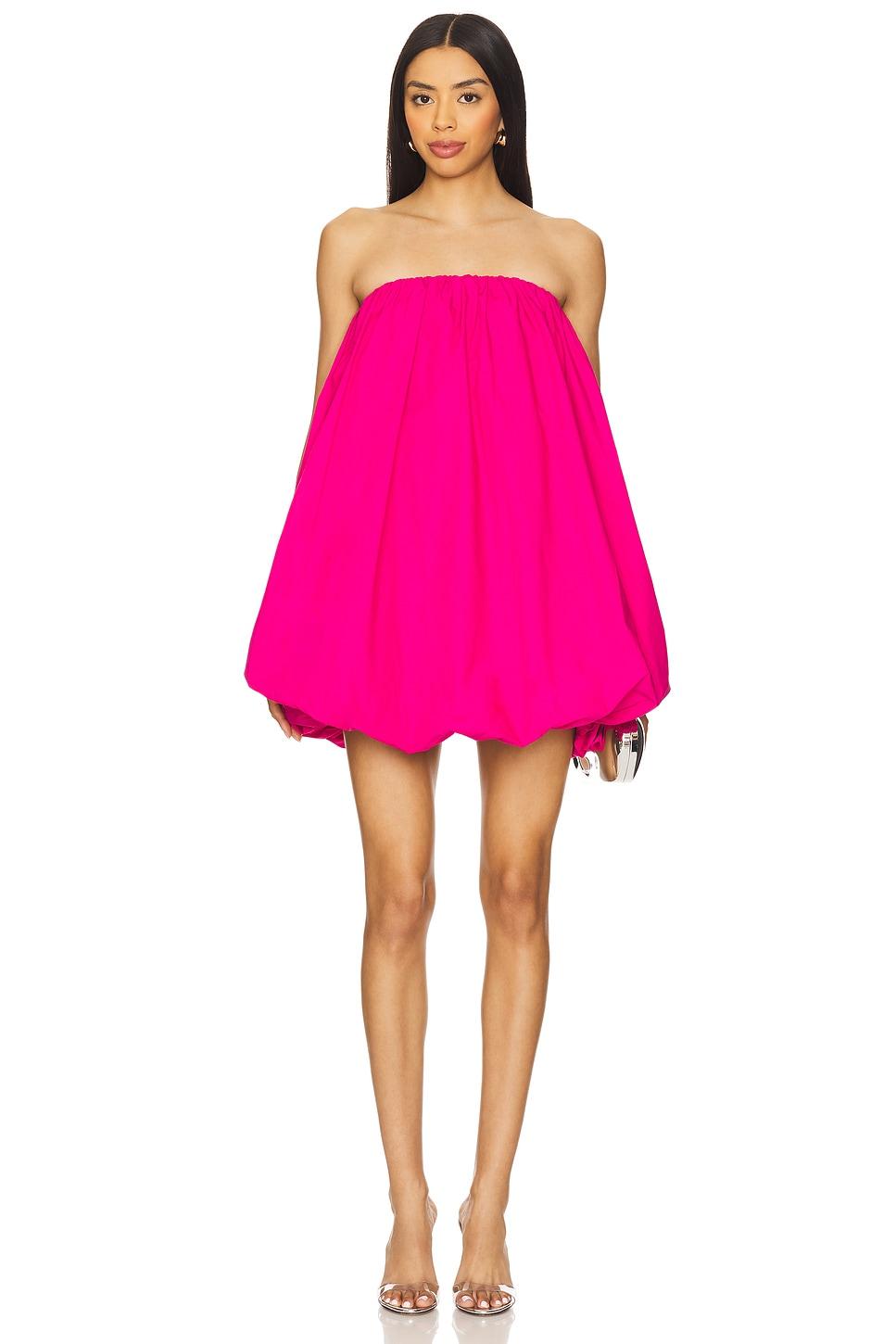 poplin bubble dress in sugar