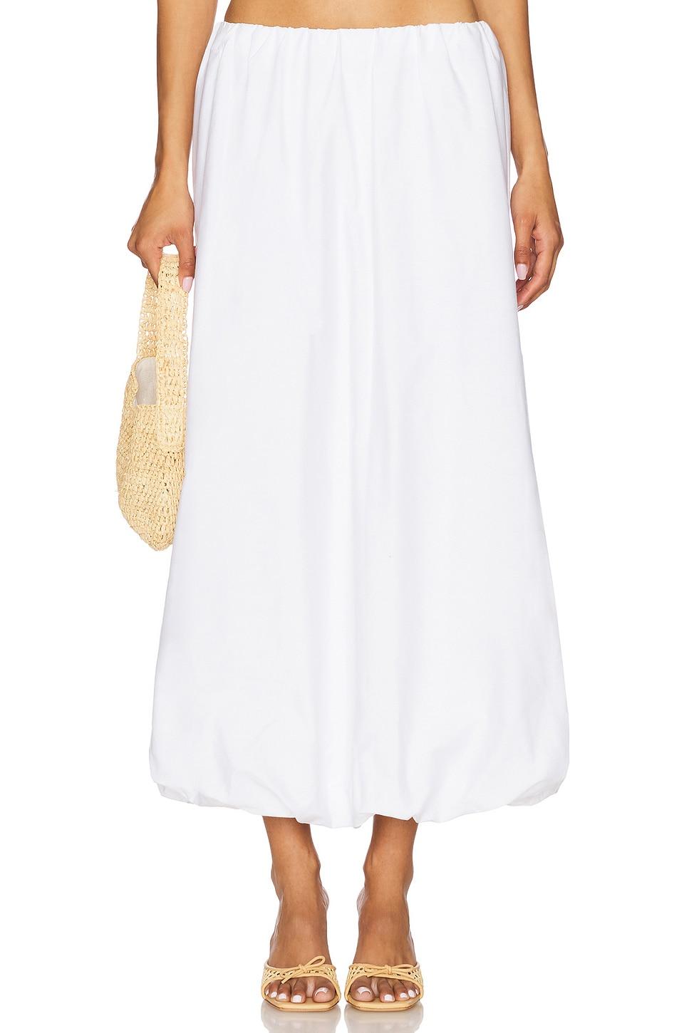 poplin bubble skirt
