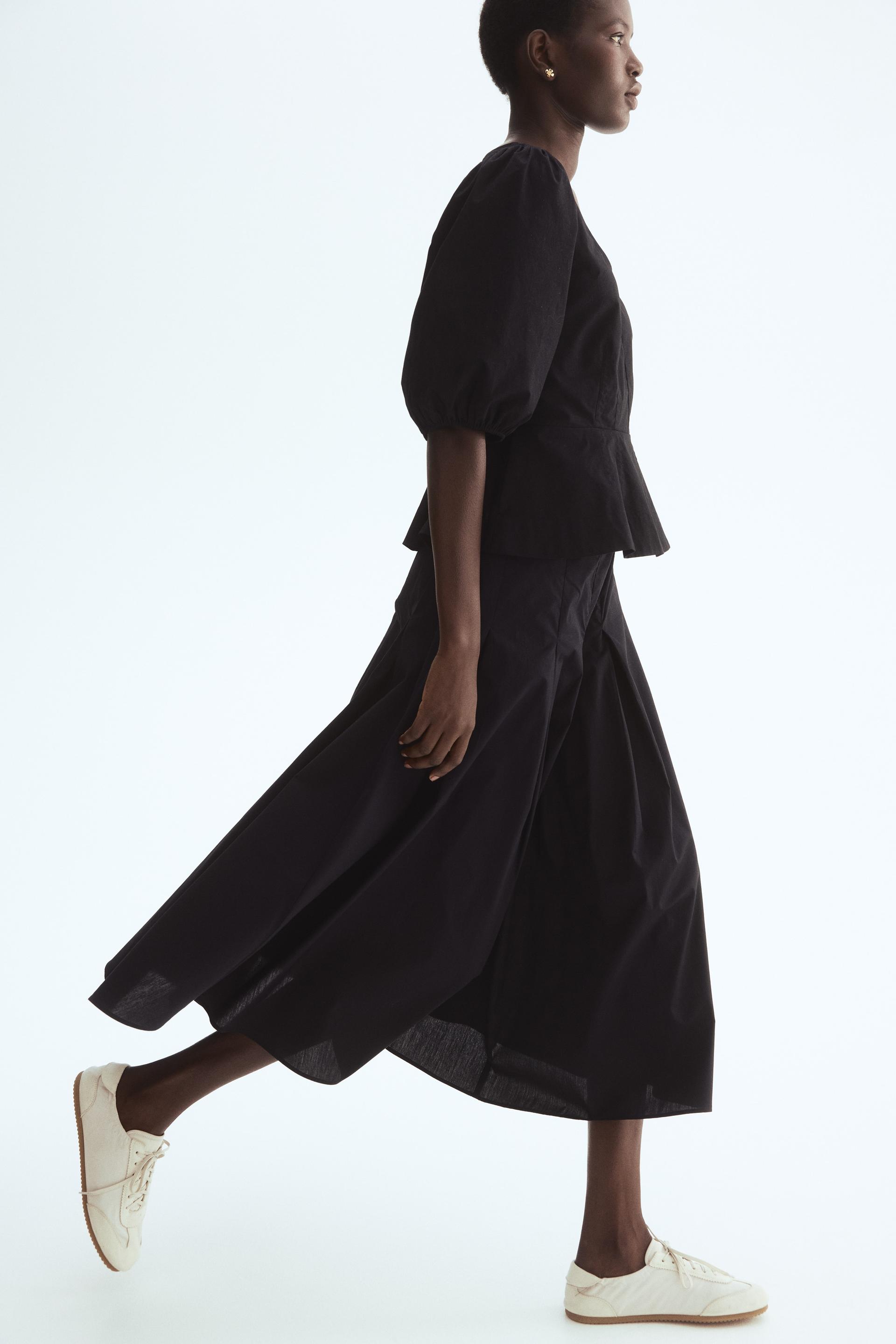 poplin circle skirt