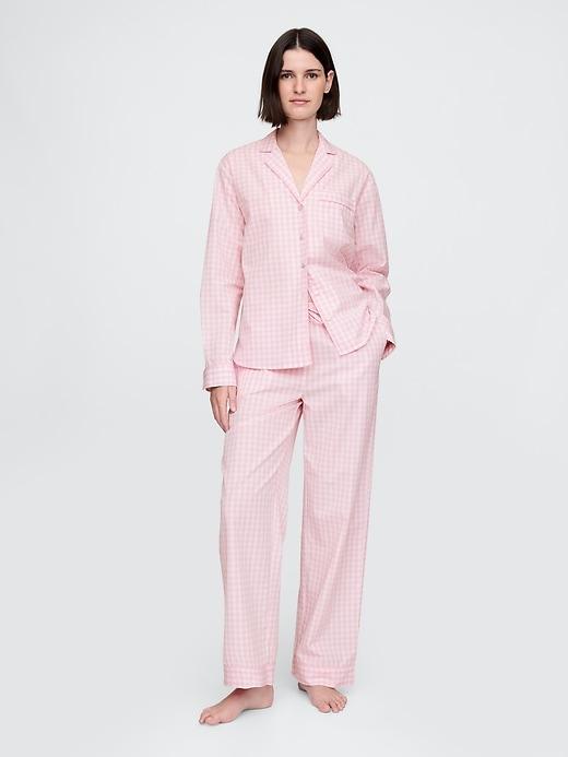 poplin pj pants