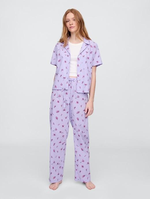 poplin pj pants