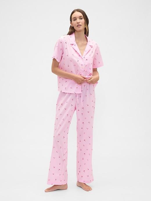 poplin pj pants