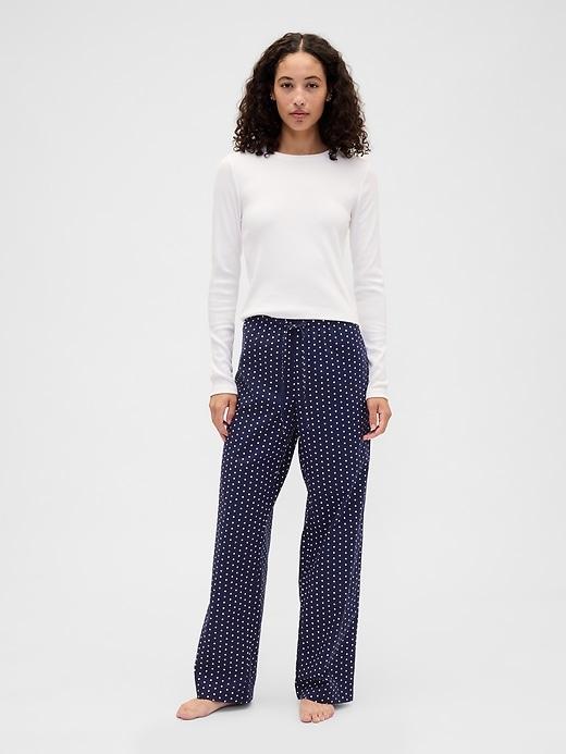poplin pj pants