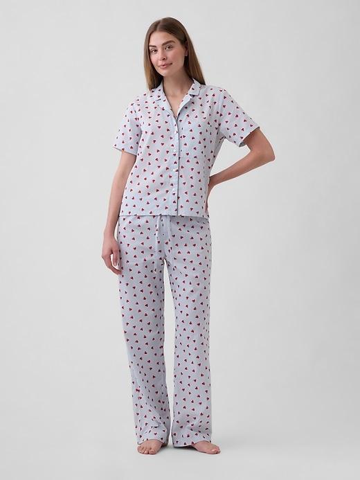 poplin pj pants