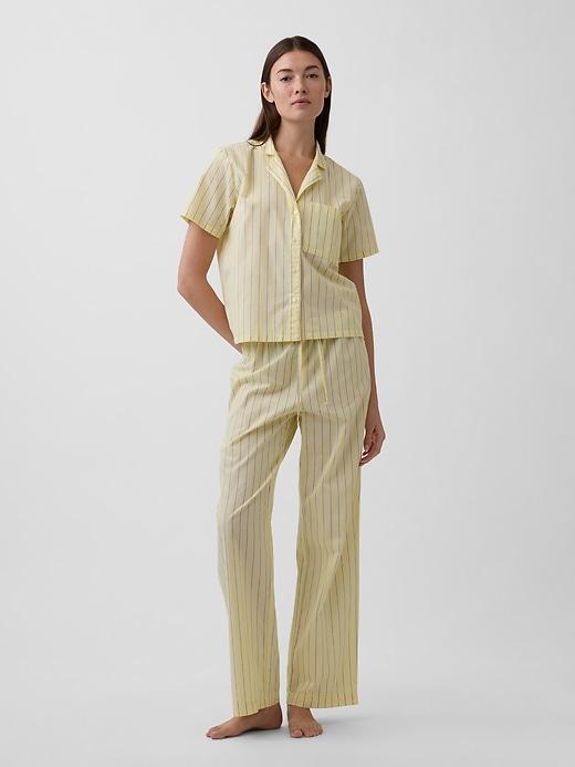 poplin pj pants