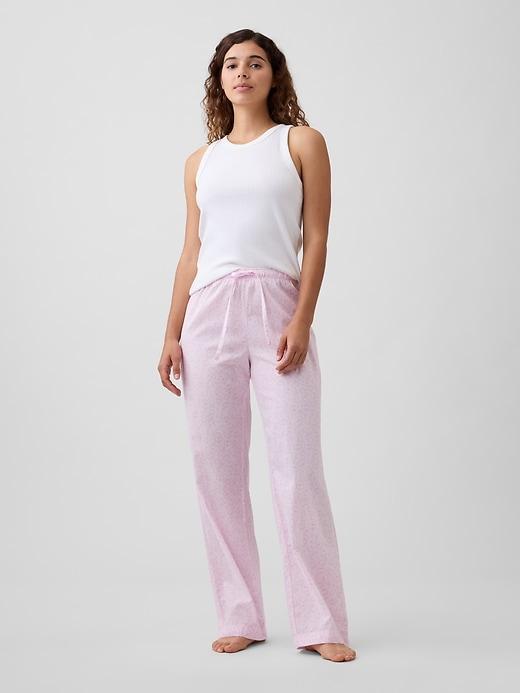 poplin pj pants