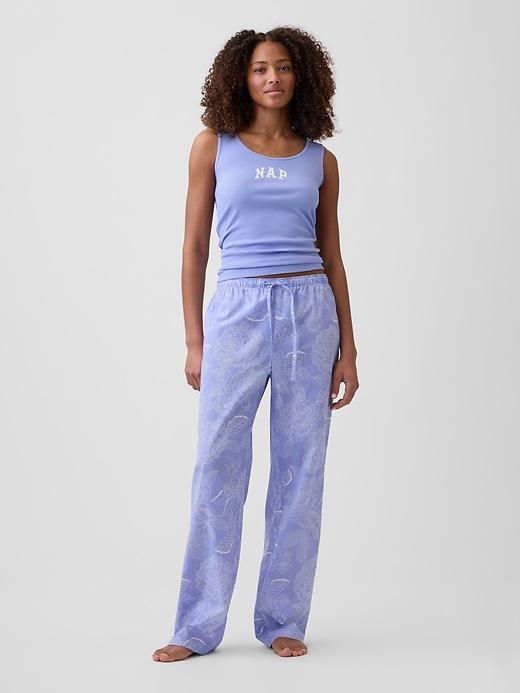 poplin pj pants