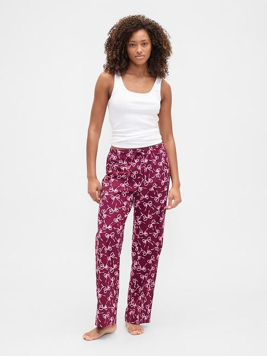 poplin pj pants