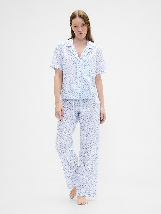 poplin pj pants
