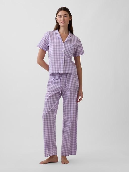 poplin pj pants