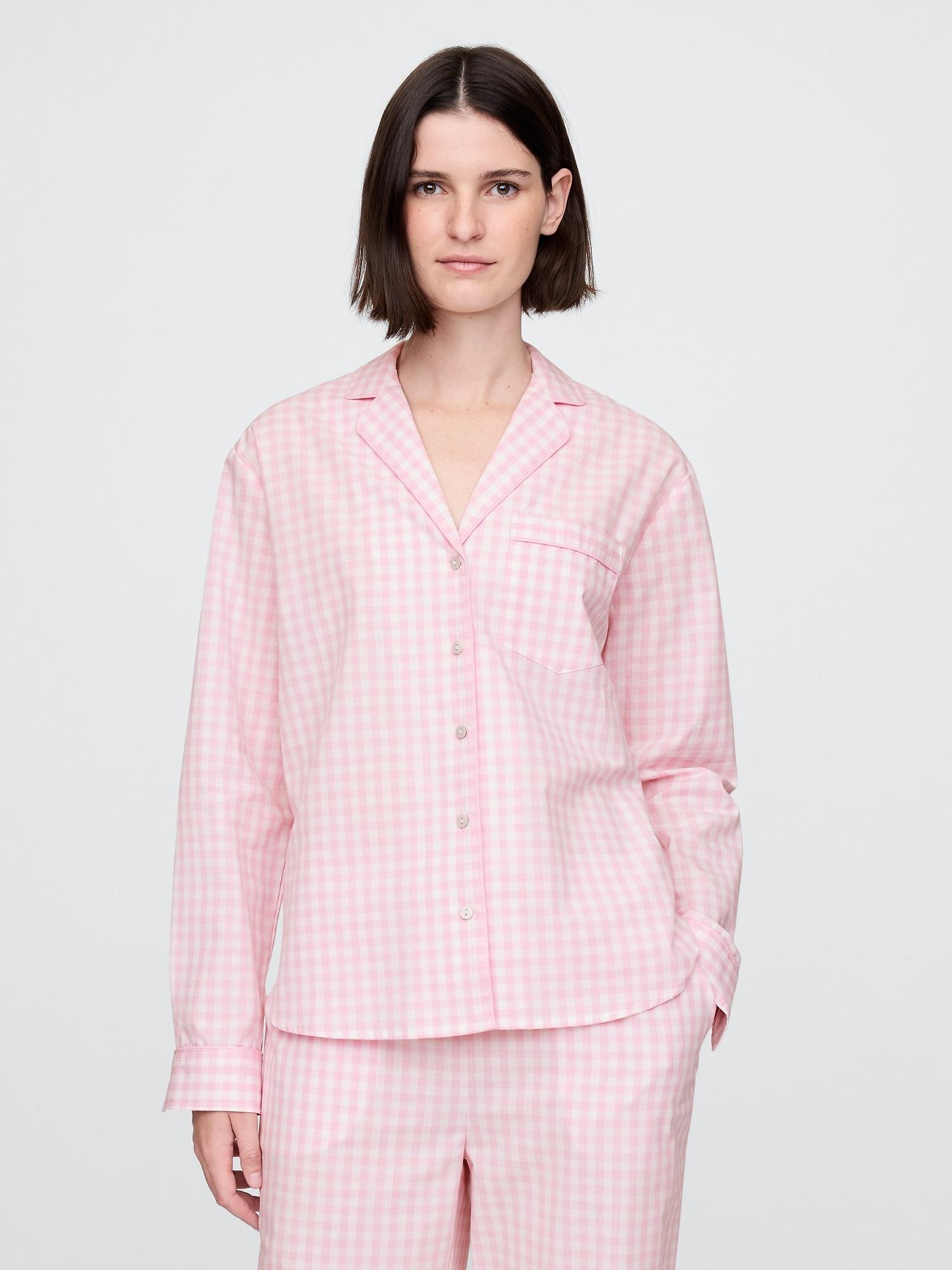 poplin pj shirt
