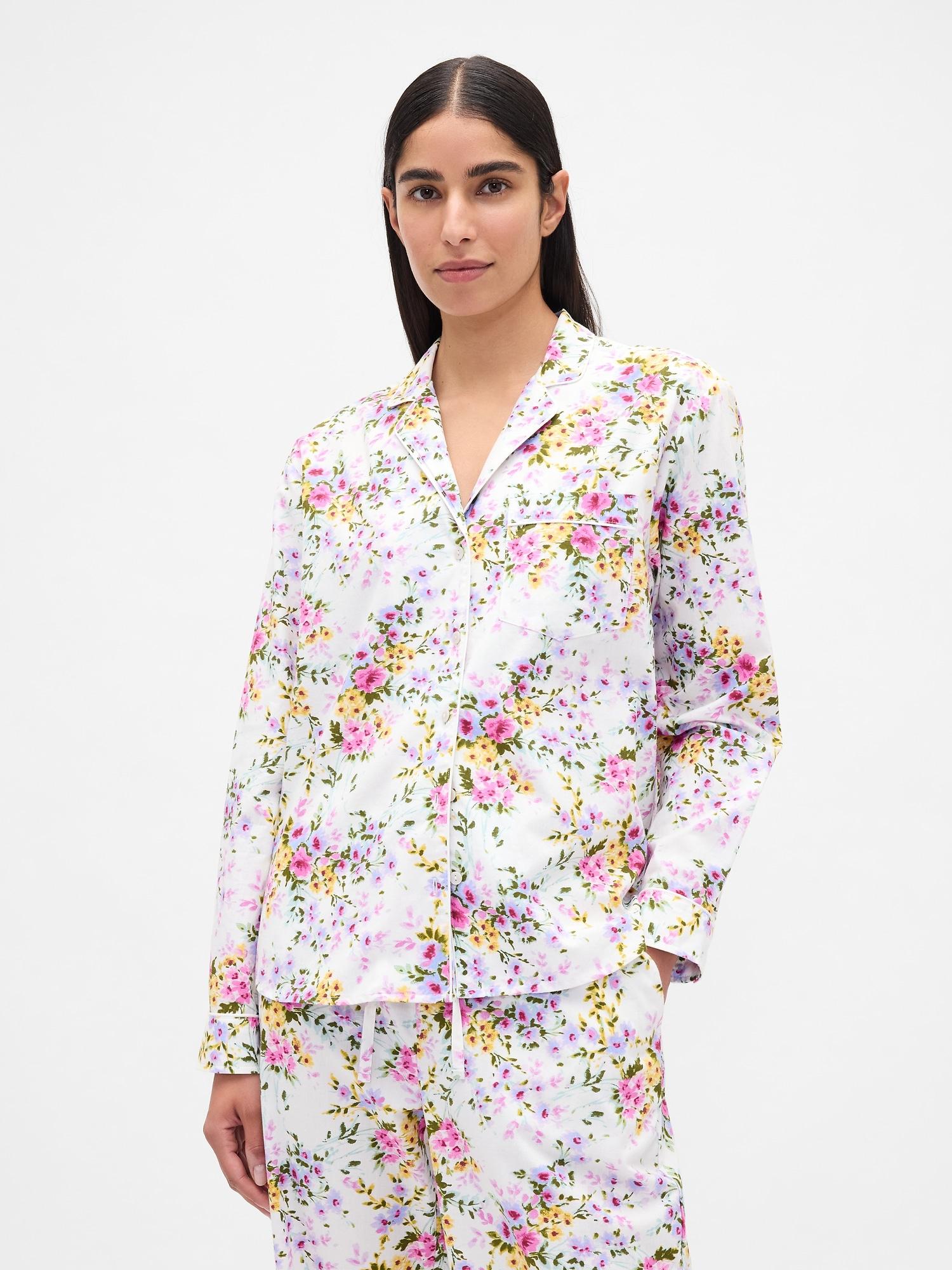 poplin pj shirt