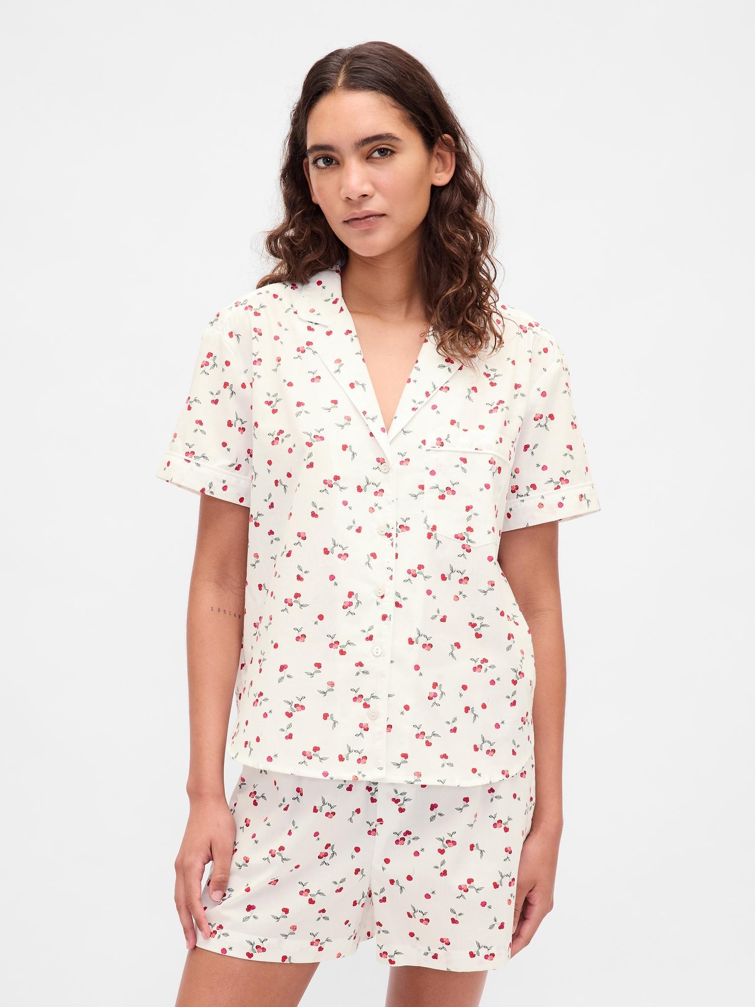 poplin pj shirt