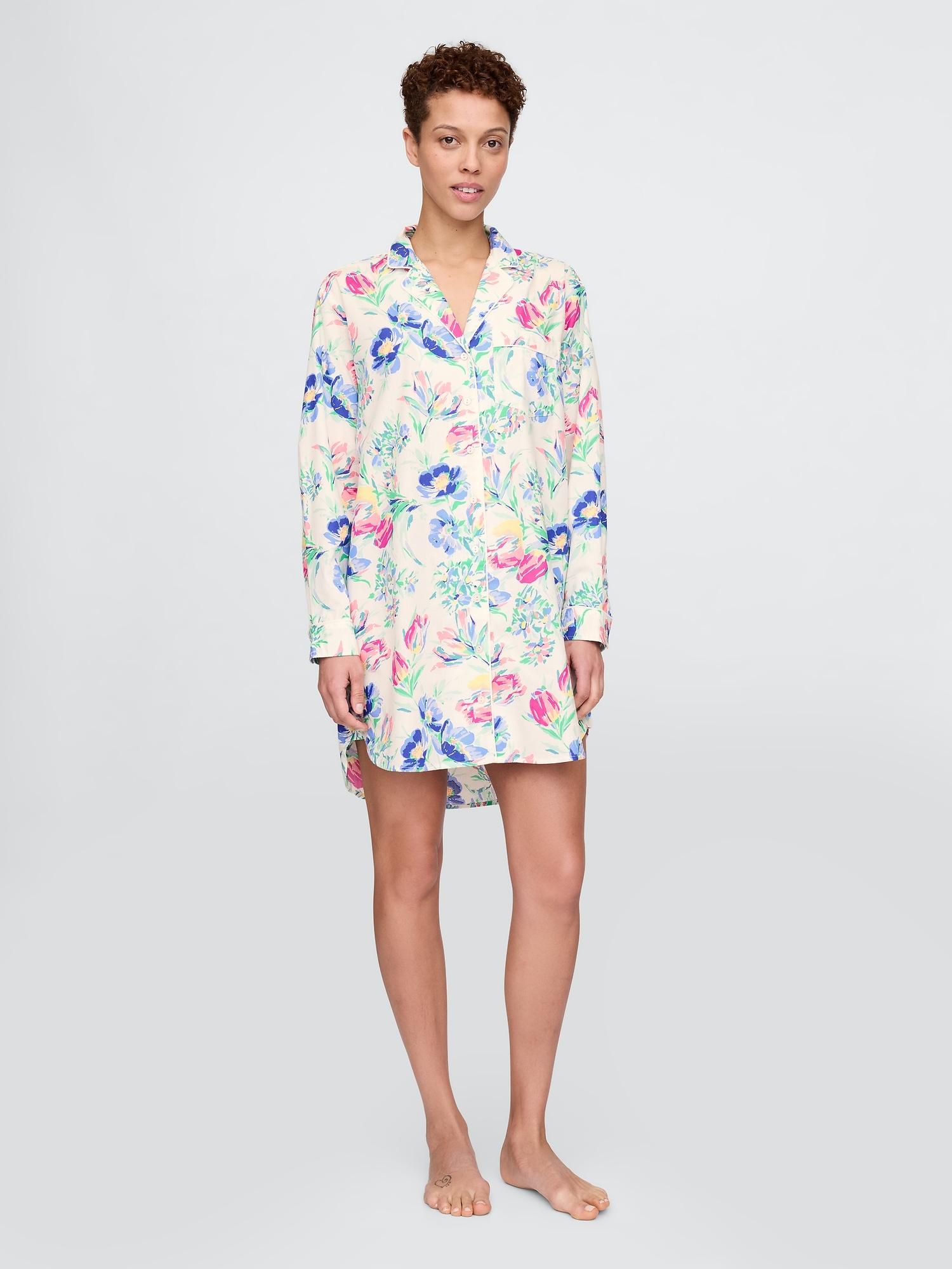 poplin pj shirtdress