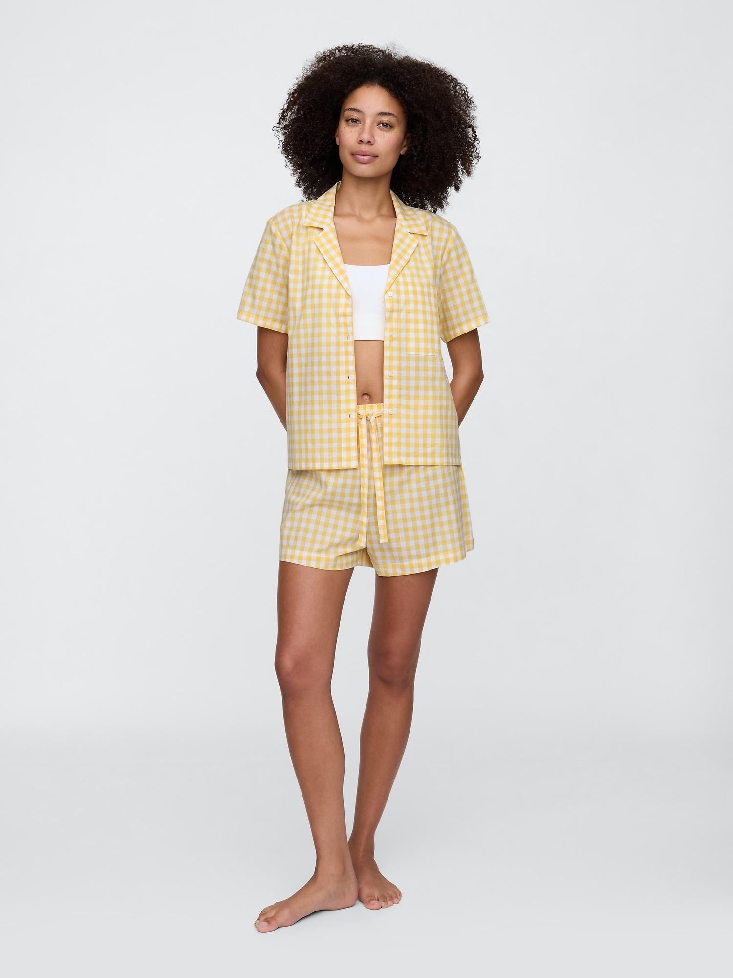 poplin pj shorts