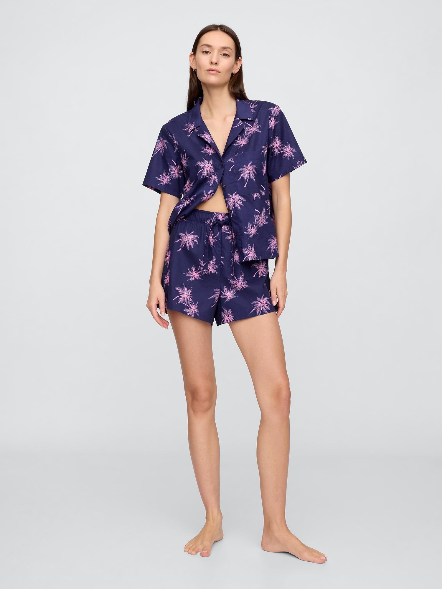 poplin pj shorts