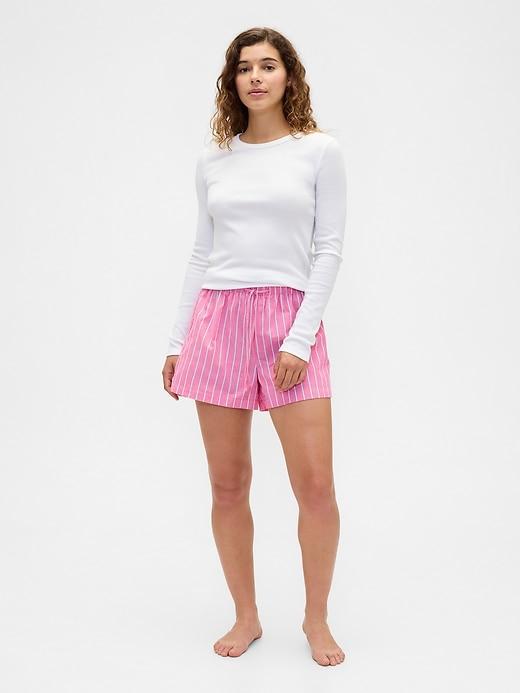 poplin pj shorts