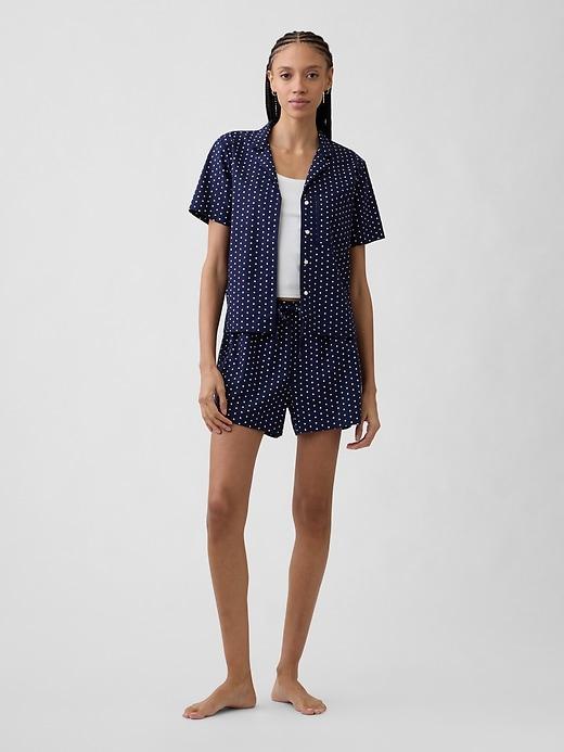 poplin pj shorts