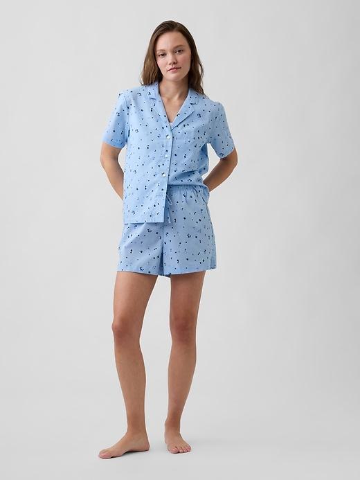 poplin pj shorts