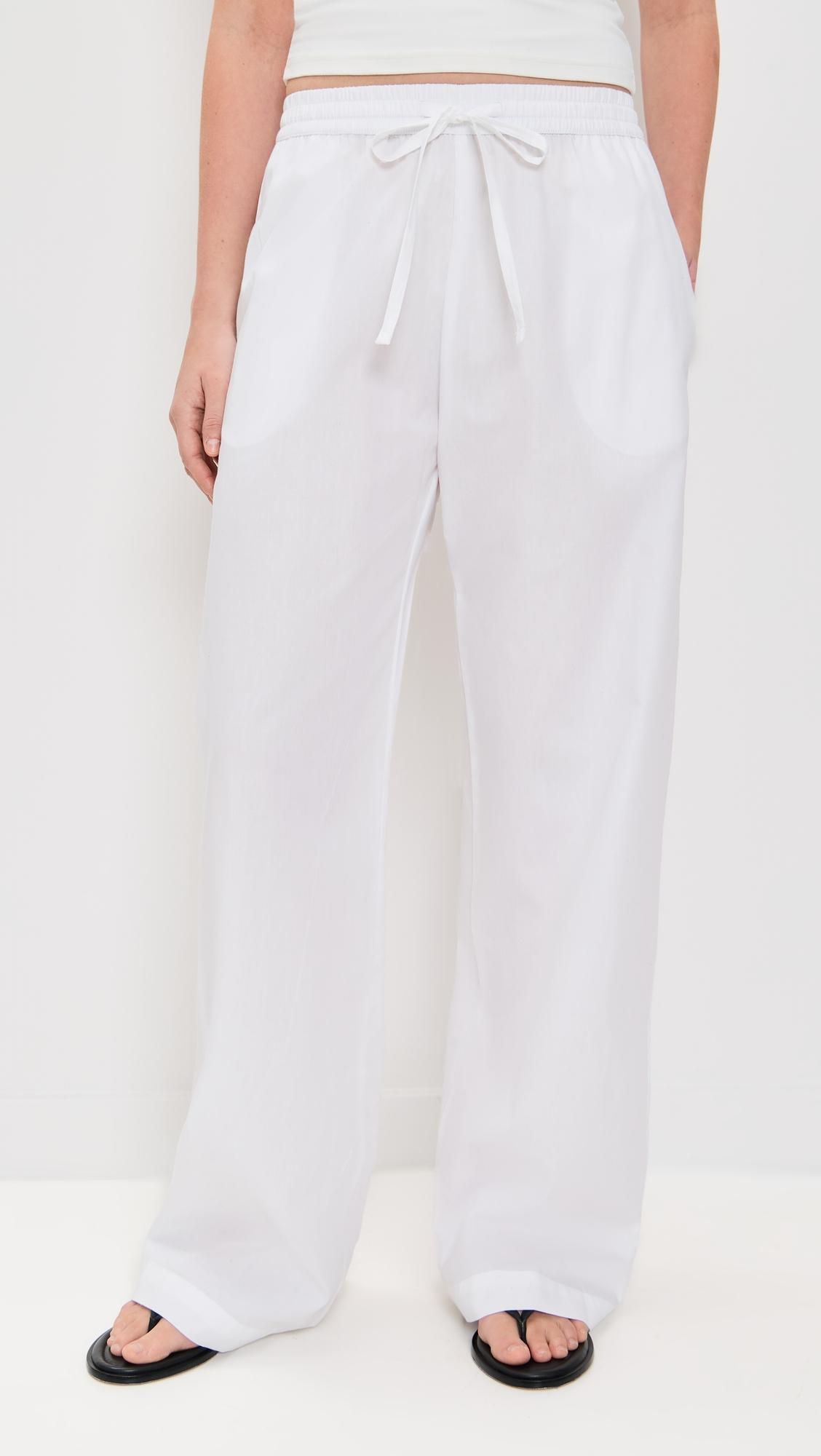 poplin resort pants