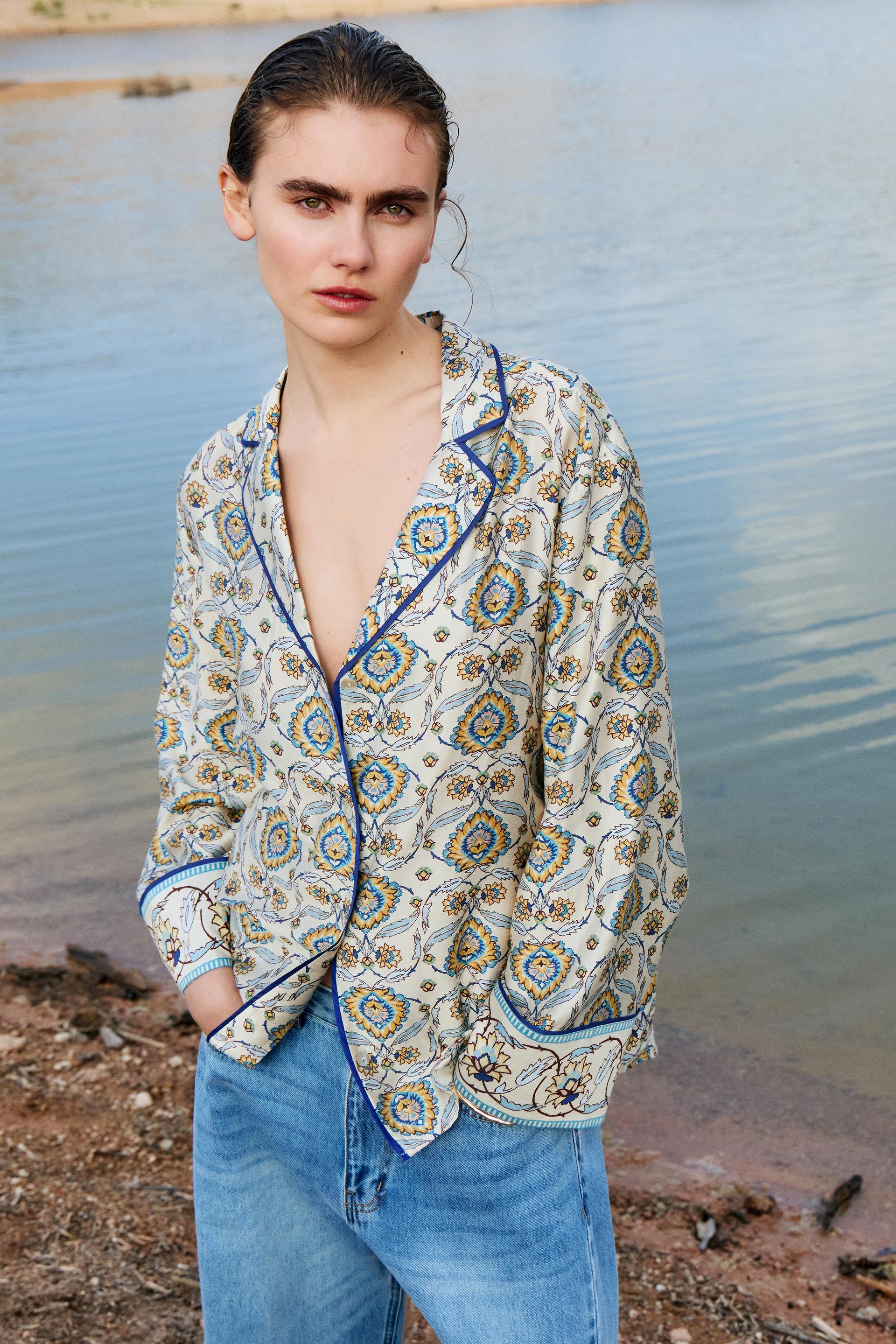 poplin resort shirt