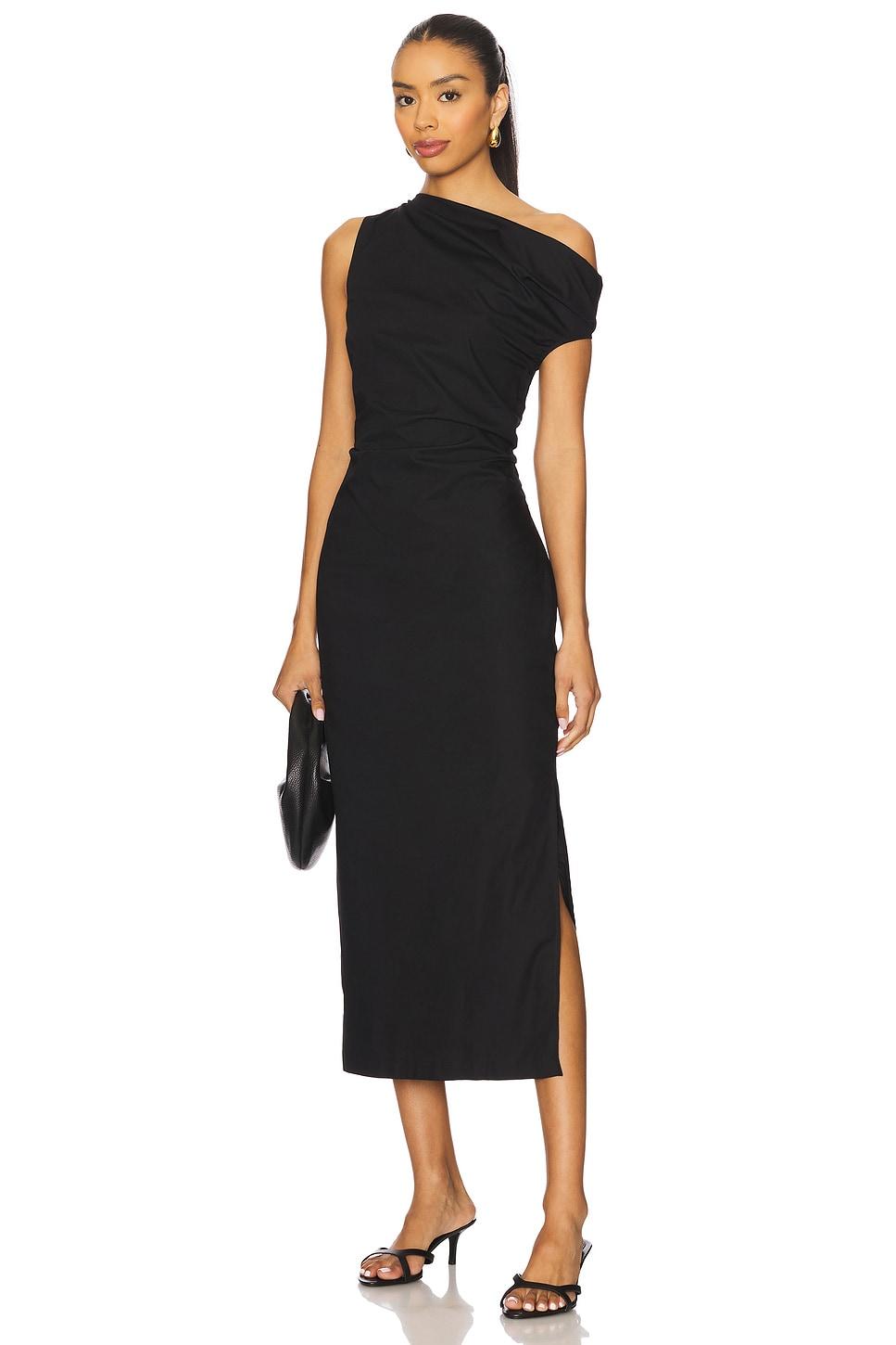 poplin sculptured dress