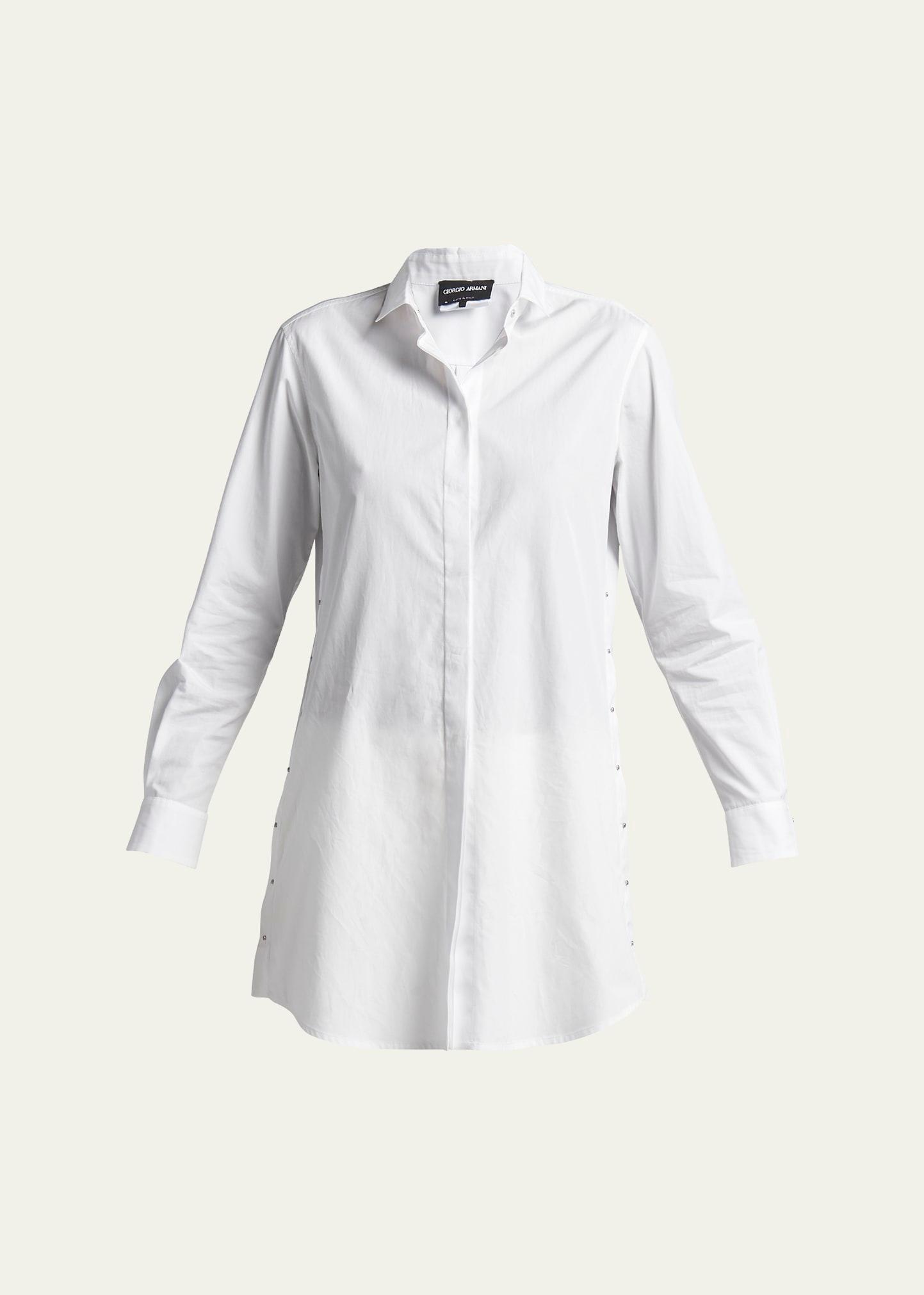 poplin tunic shirt