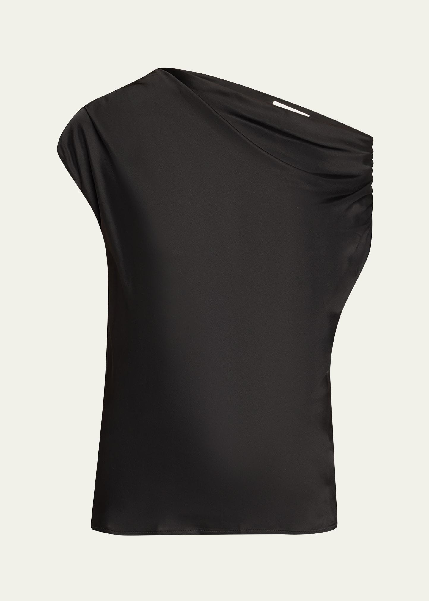 poppy draped top
