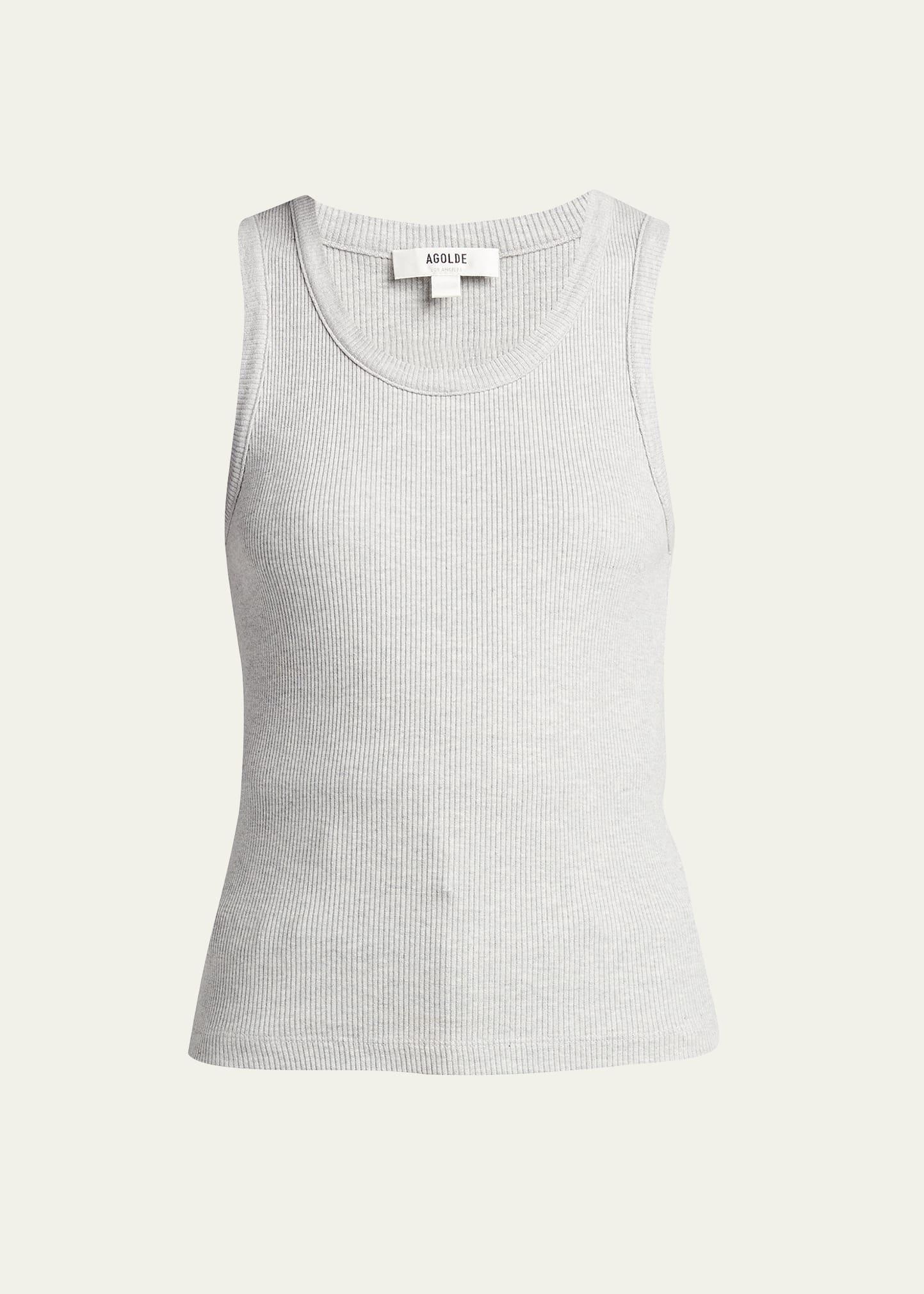 poppy scoop-neck tank