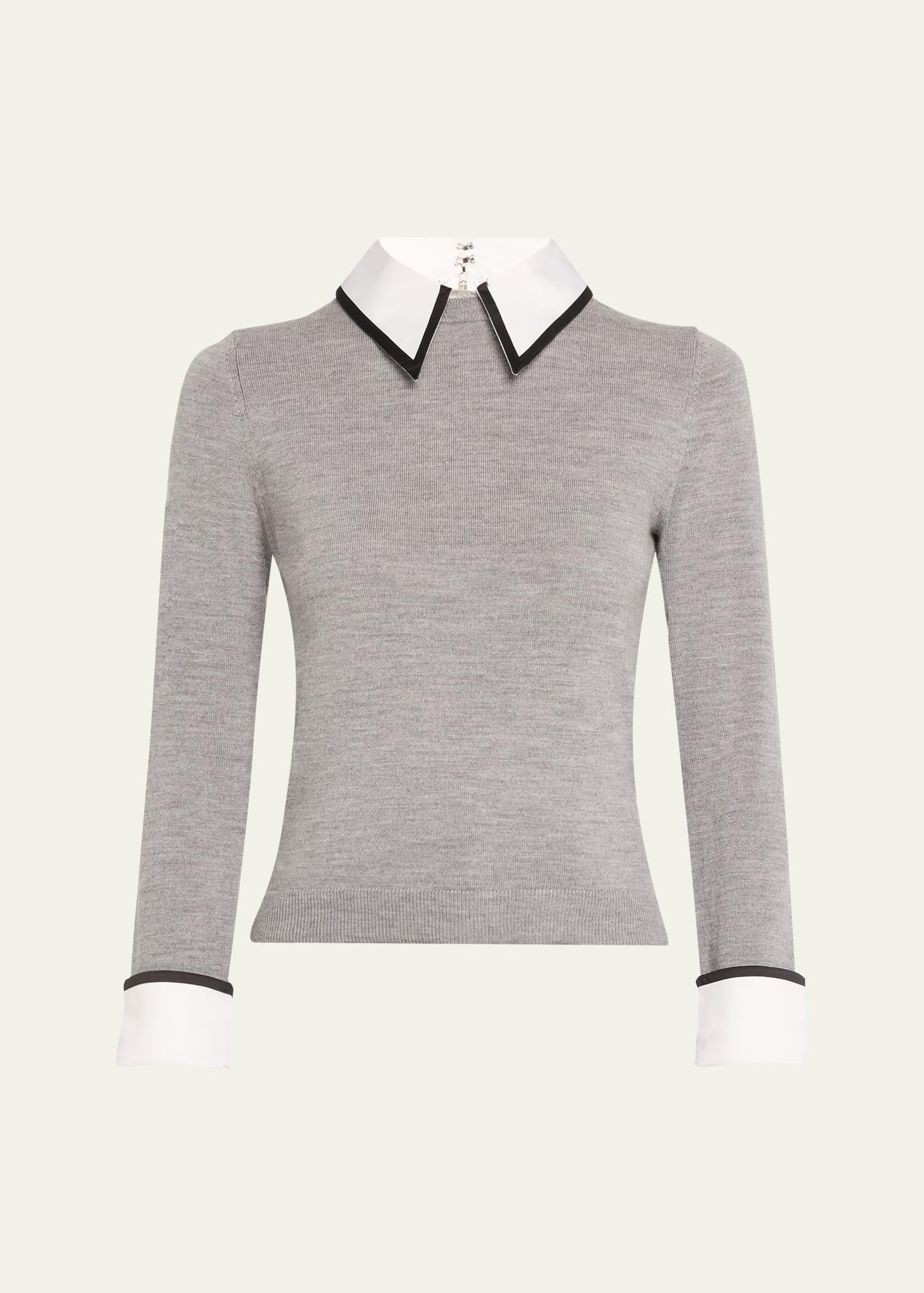 porla collared sweater