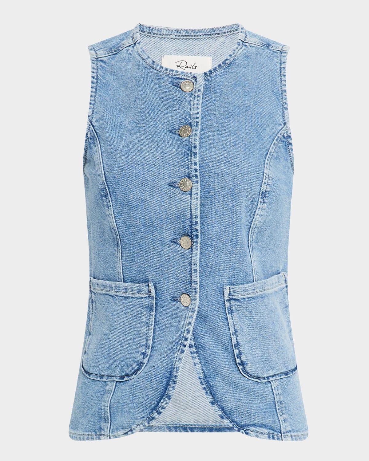 portola denim vest
