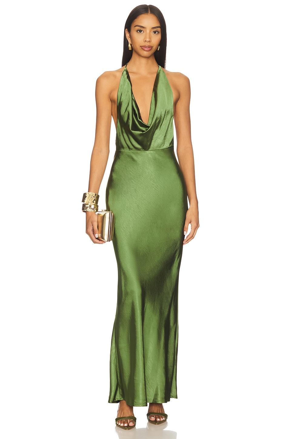 posey low plunge maxi dress